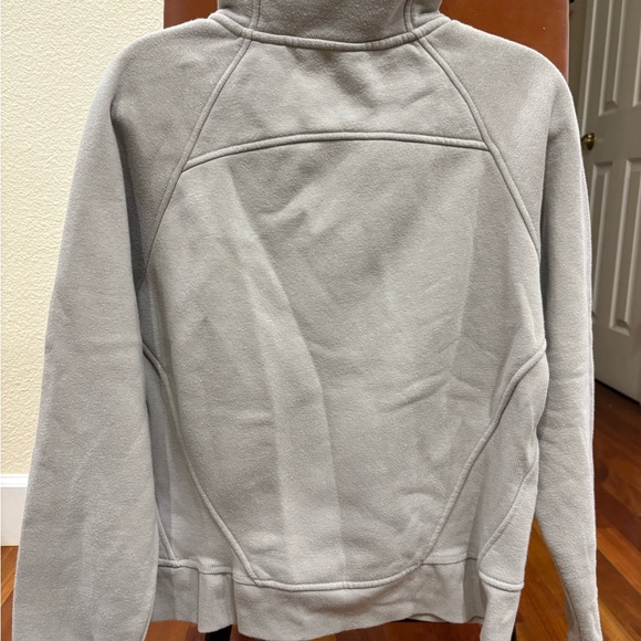 EUC Danskin Gray Quarter-Zip Fleece Pullover - Picture 3 of 6